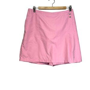 Izod X-tra Dry Pink Breast Cancer Golf Skort Skirt, Size 14
